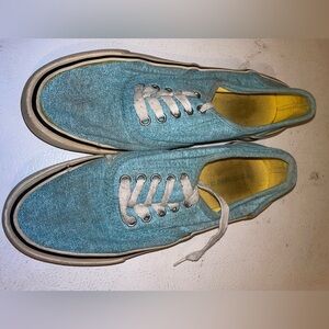 Blue sneakers